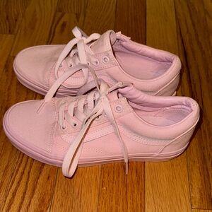 VANS Pink Canvas Sneakers